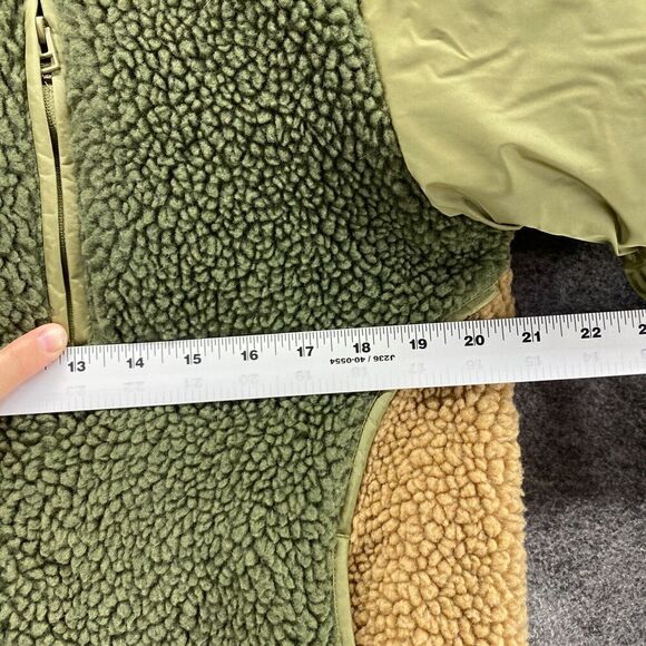 Universal Thread Jacket Women S Small Green Fleece Full Zip Long Sleeve Casual - Picture 5 of 9